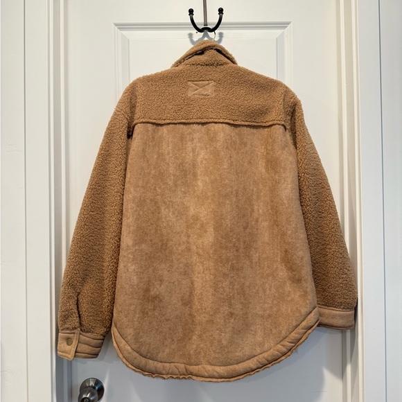 12th Tribe Tan Teddy Jacket - Picture 2 of 2